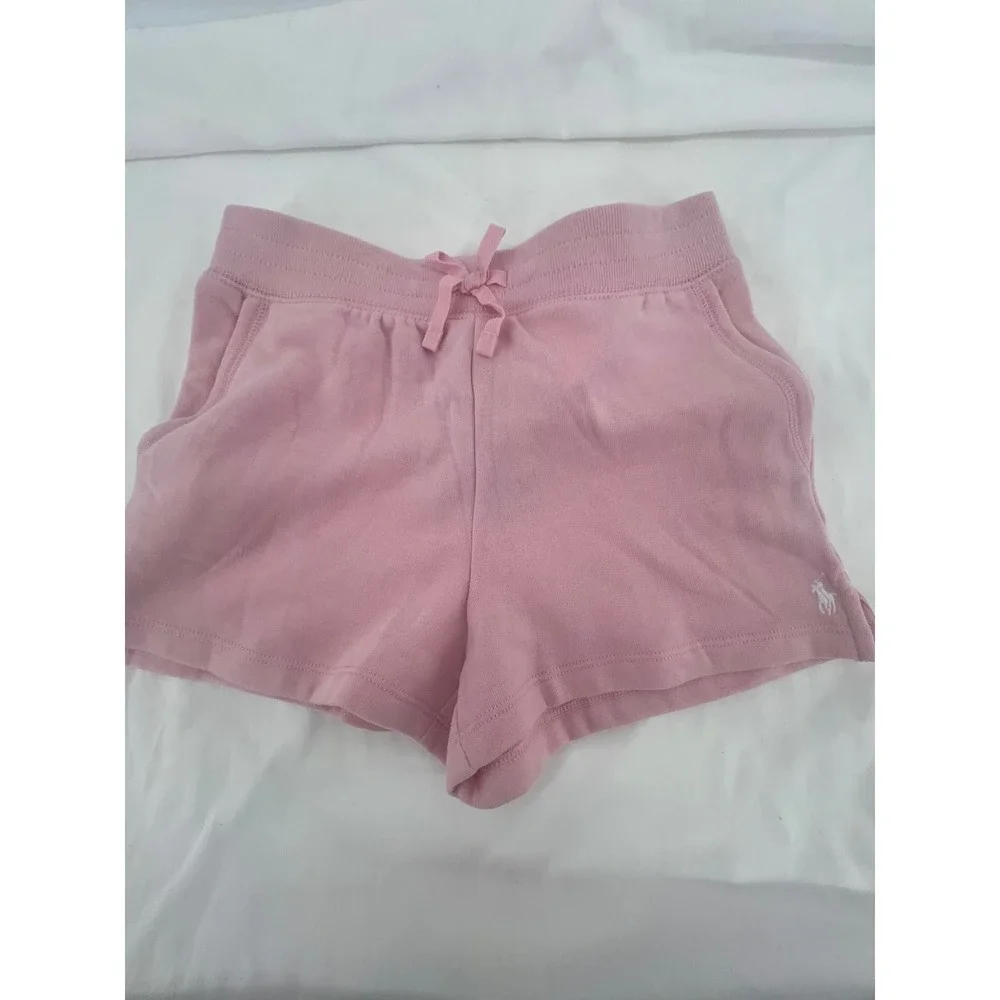 Polo Ralph Lauren Kids‎ Pink Fleece Lounge Shorts Size 12-14 L G